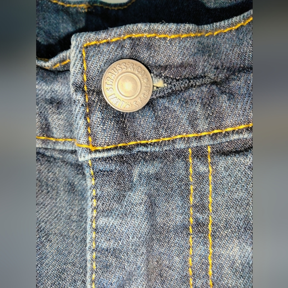 Levi's 511 (Size 36W/30L) Men's Premium Medium Wash Rare (Big E) Denim Jeans - Picture 5 of 12